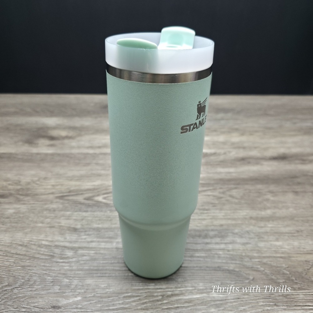 Stanley Quencher H2.0 FlowState 30oz Tumbler Mint Green Stainless Steel with Lid - Picture 5 of 16